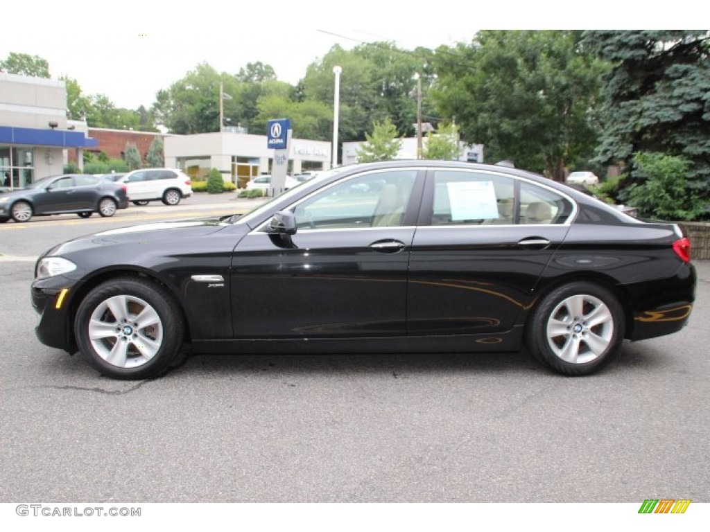 Black Sapphire Metallic 2012 BMW 5 Series 528i xDrive Sedan Exterior Photo #95406650