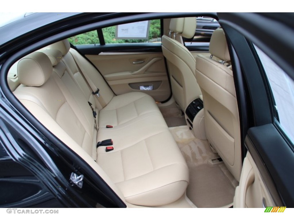 Venetian Beige Interior 2012 BMW 5 Series 528i xDrive Sedan Photo #95406968