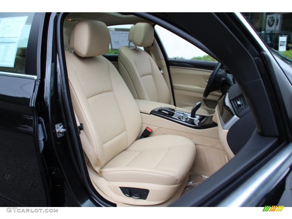 Venetian Beige Interior 2012 BMW 5 Series 528i xDrive Sedan Photo #95407043