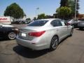 2014 Liquid Platinum Infiniti Q 50S Hybrid  photo #6