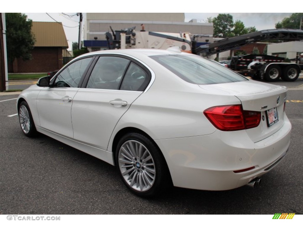 2014 3 Series 328i xDrive Sedan - Alpine White / Saddle Brown photo #5