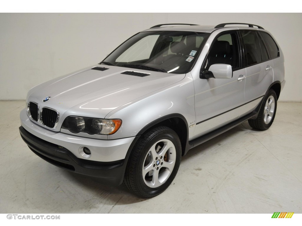 Titanium Silver Metallic 2001 BMW X5 3.0i Exterior Photo #95408744