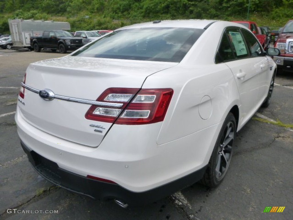 2015 Taurus SEL AWD - White Platinum Metallic / Charcoal Black photo #2