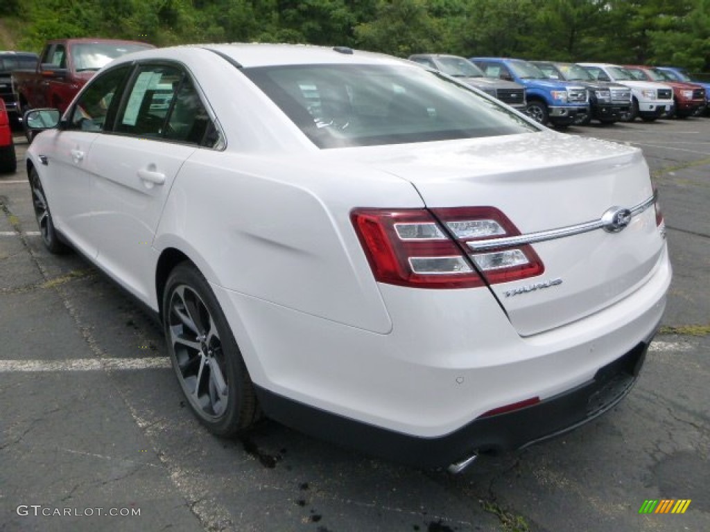 2015 Taurus SEL AWD - White Platinum Metallic / Charcoal Black photo #3