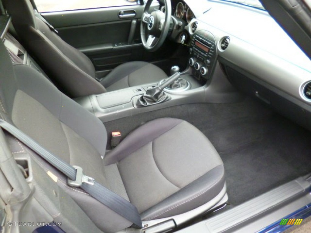 2009 MX-5 Miata Touring Roadster - Stormy Blue Mica / Black photo #10