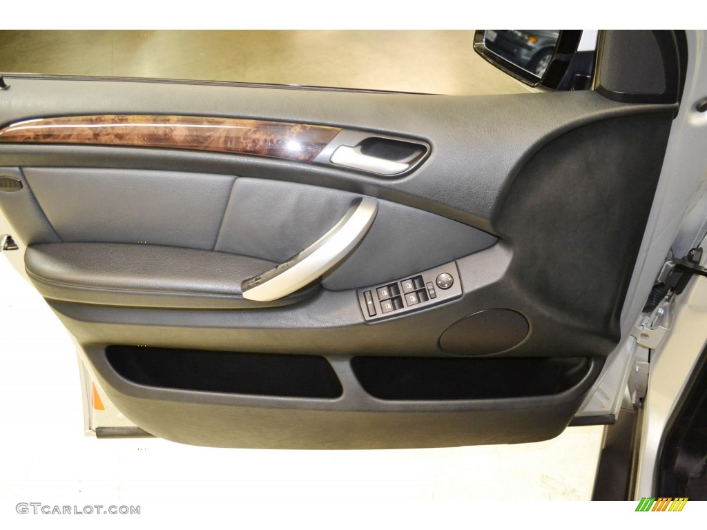 2001 BMW X5 3.0i Black Door Panel Photo #95409215