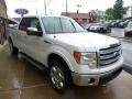 2014 White Platinum Ford F150 XLT SuperCrew 4x4  photo #3