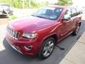 2014 Deep Cherry Red Crystal Pearl Jeep Grand Cherokee Overland 4x4  photo #4