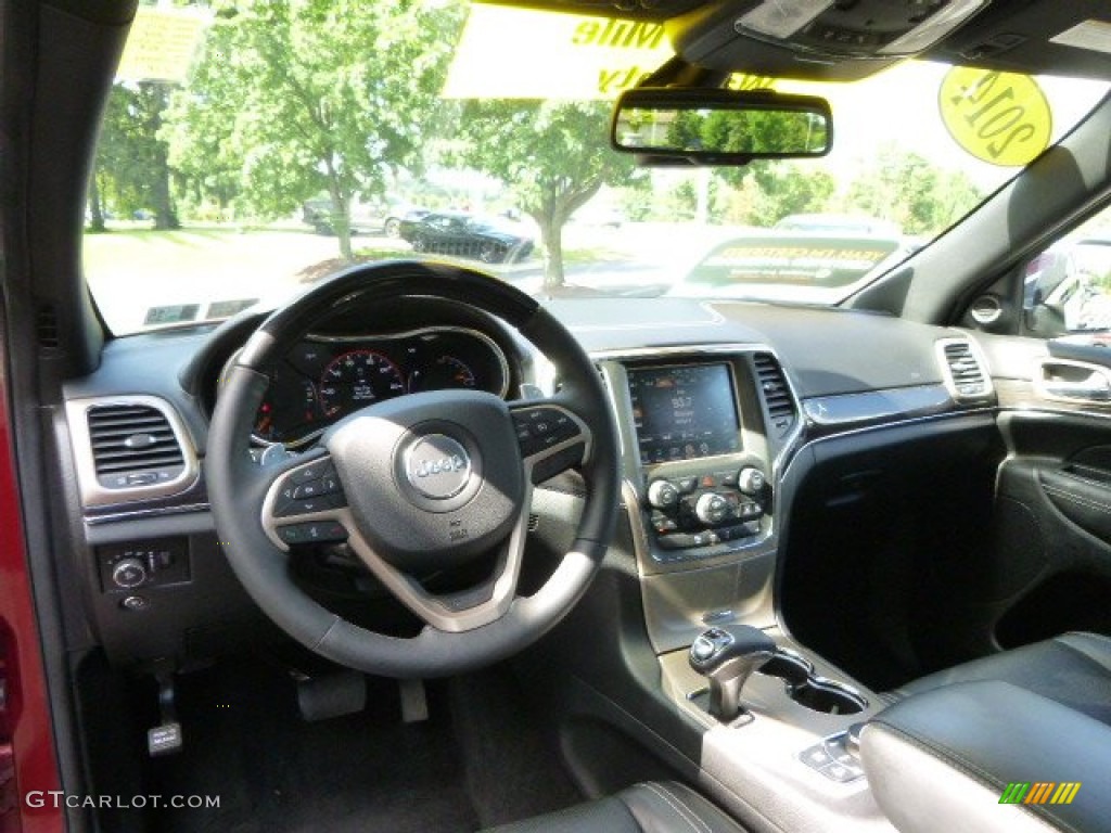 2014 Grand Cherokee Overland 4x4 - Deep Cherry Red Crystal Pearl / Overland Morocco Black photo #12