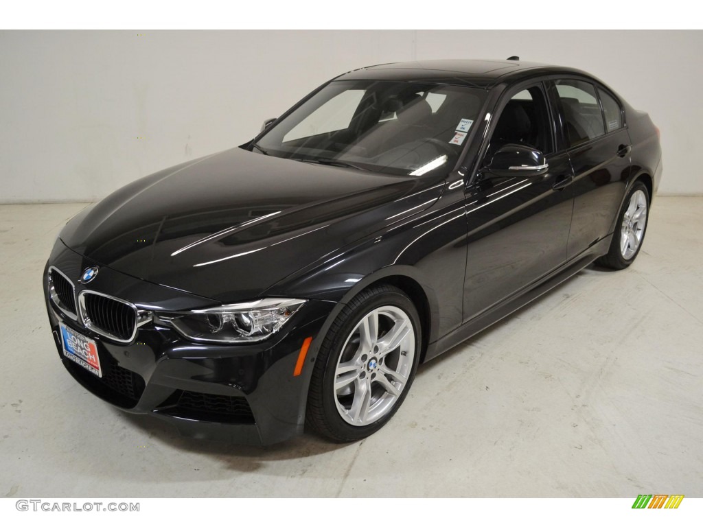 2014 3 Series 328i Sedan - Black Sapphire Metallic / Black photo #9