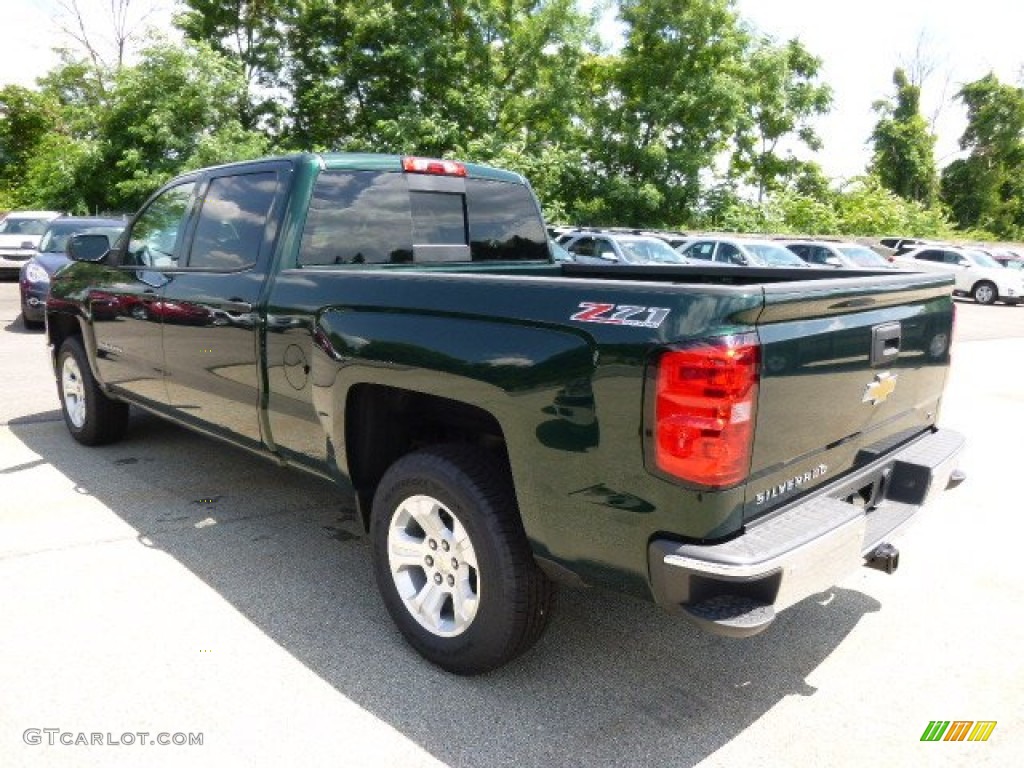 2014 Silverado 1500 LT Crew Cab 4x4 - Rainforest Green Metallic / Cocoa/Dune photo #8