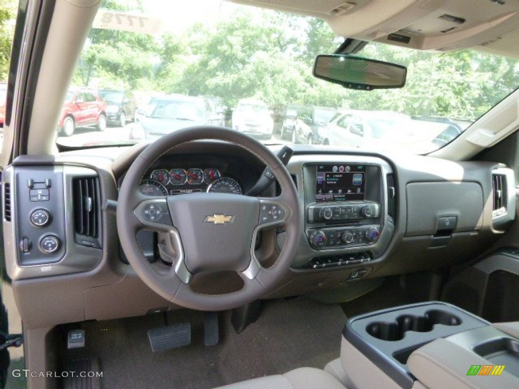 2014 Silverado 1500 LT Crew Cab 4x4 - Rainforest Green Metallic / Cocoa/Dune photo #12