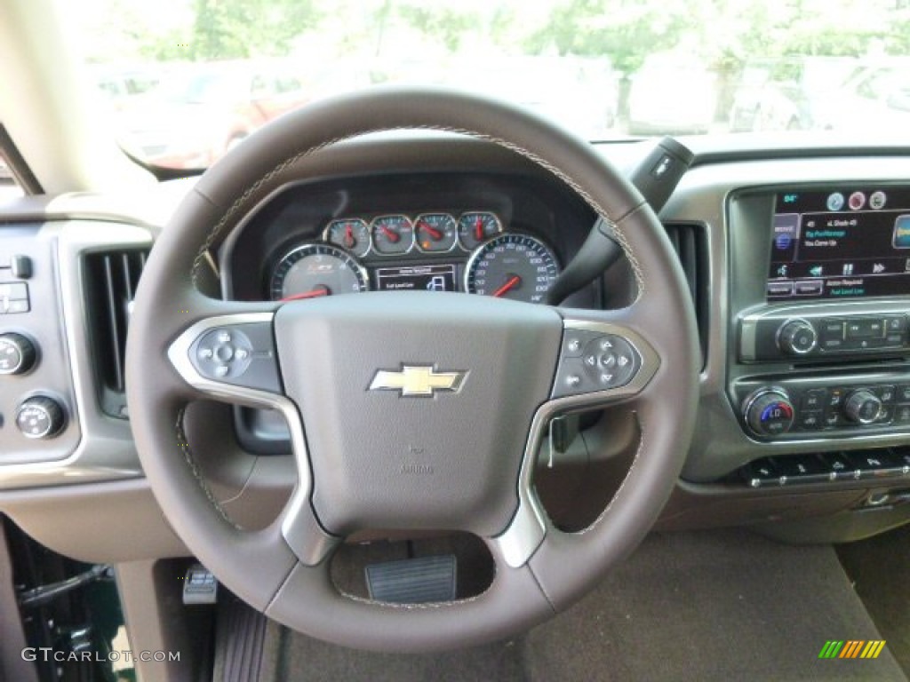 2014 Silverado 1500 LT Crew Cab 4x4 - Rainforest Green Metallic / Cocoa/Dune photo #18