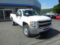 Summit White - Silverado 2500HD WT Regular Cab 4x4 Photo No. 2