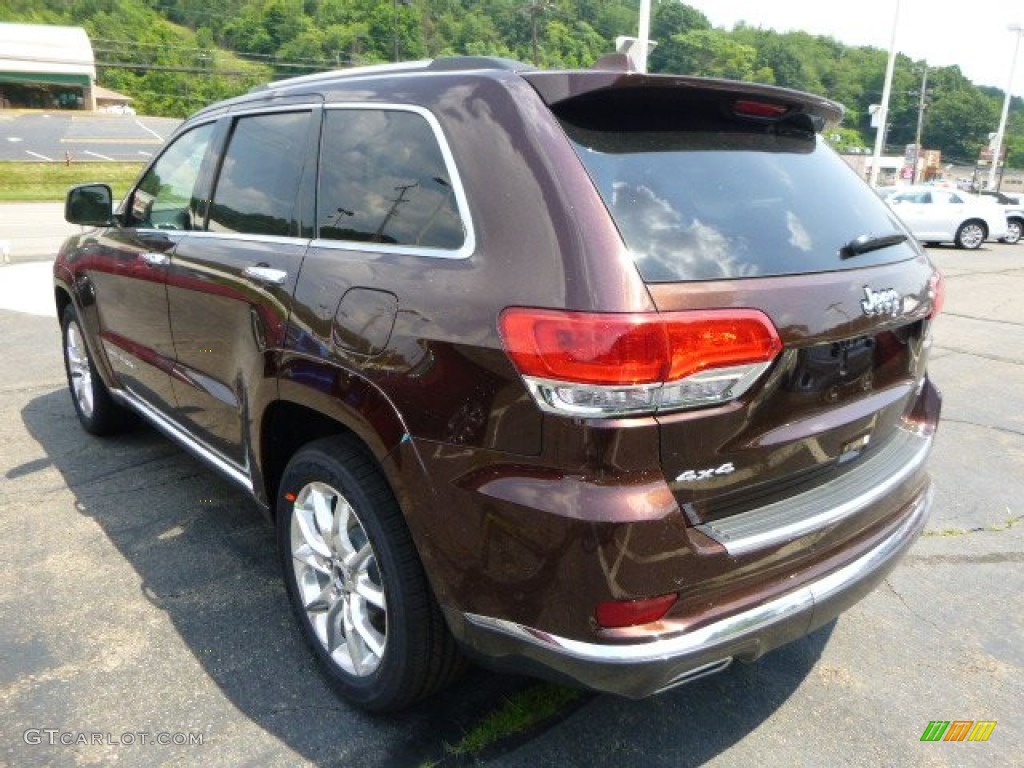 2014 Grand Cherokee Summit 4x4 - Deep Auburn Pearl / Morocco Black photo #3