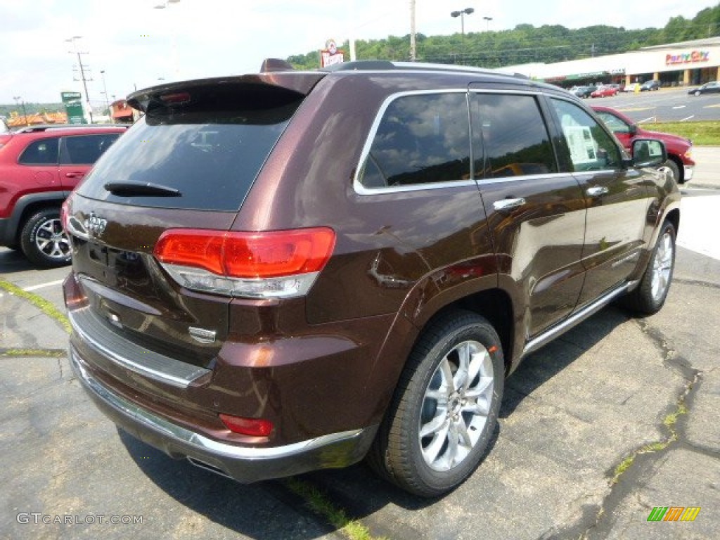 2014 Grand Cherokee Summit 4x4 - Deep Auburn Pearl / Morocco Black photo #5