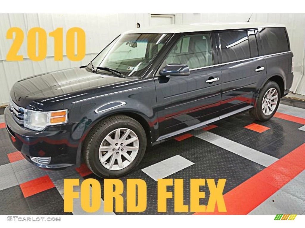 2010 Flex SEL AWD - Dark Ink Blue Metallic / Medium Light Stone photo #1