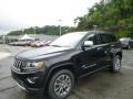 2014 Brilliant Black Crystal Pearl Jeep Grand Cherokee Limited 4x4  photo #1