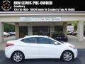 2012 Shimmering White Hyundai Elantra Limited  photo #1