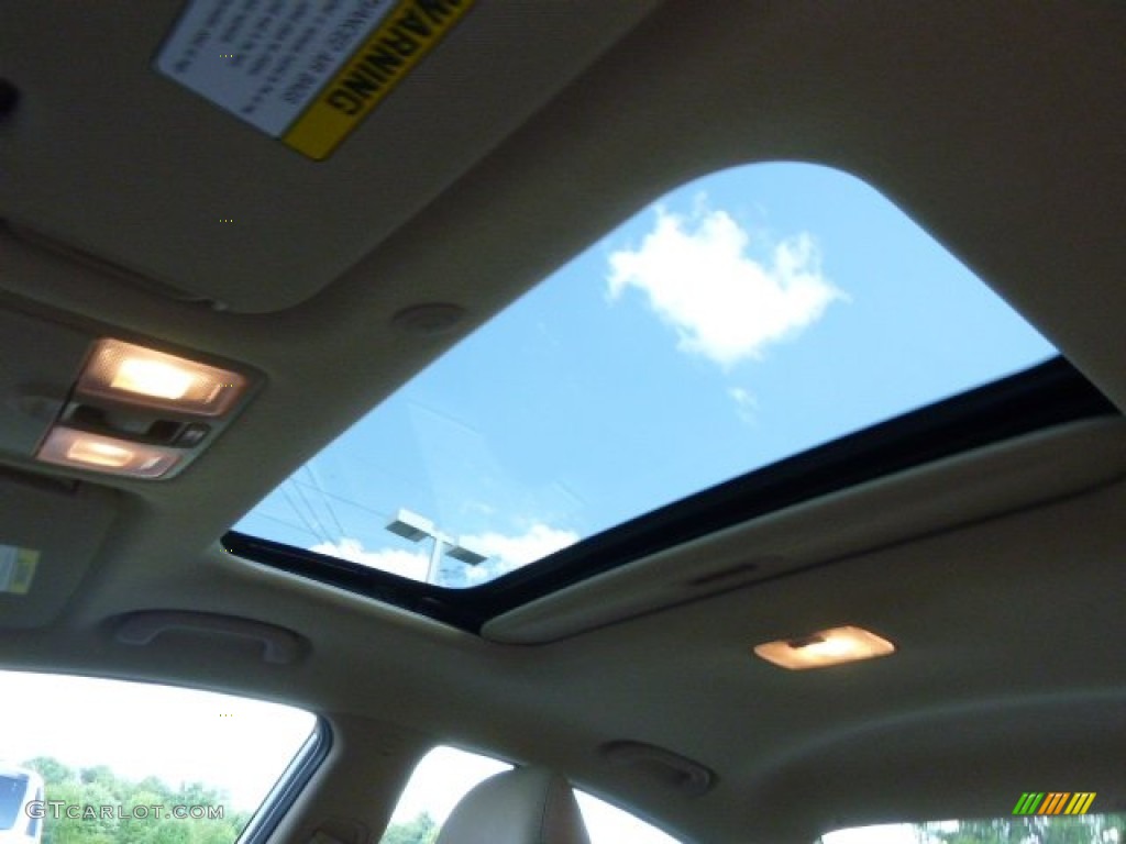 2012 Elantra Limited - Shimmering White / Beige photo #15