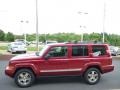 2010 Inferno Red Crystal Pearl Jeep Commander Sport 4x4  photo #5