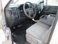 Jet Black/Dark Ash 2015 GMC Sierra 2500HD Double Cab 4x4 Utility Truck Interior Color