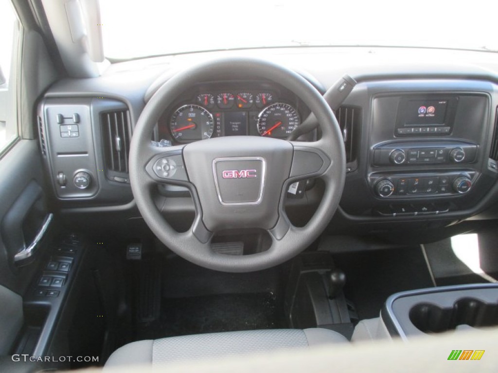 2015 Sierra 2500HD Double Cab 4x4 Utility Truck - Summit White / Jet Black/Dark Ash photo #15