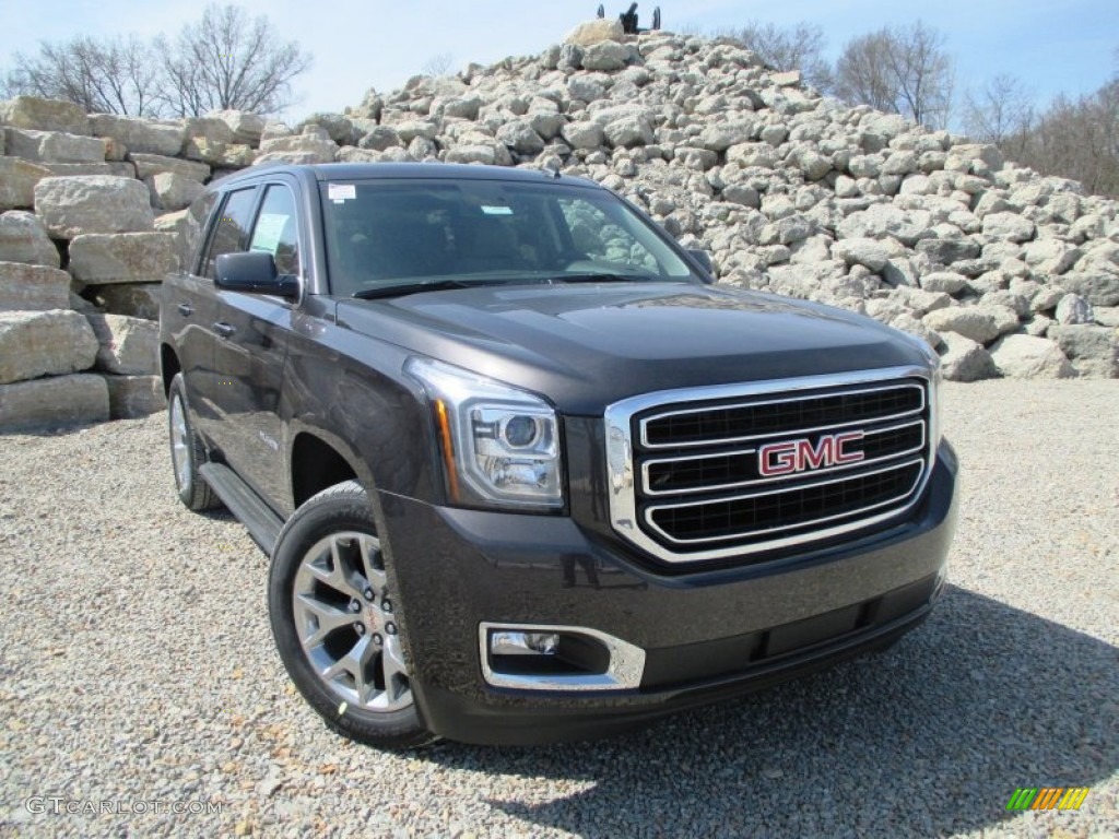 2015 Yukon SLT 4WD - Iridium Metallic / Cocoa/Dune photo #1