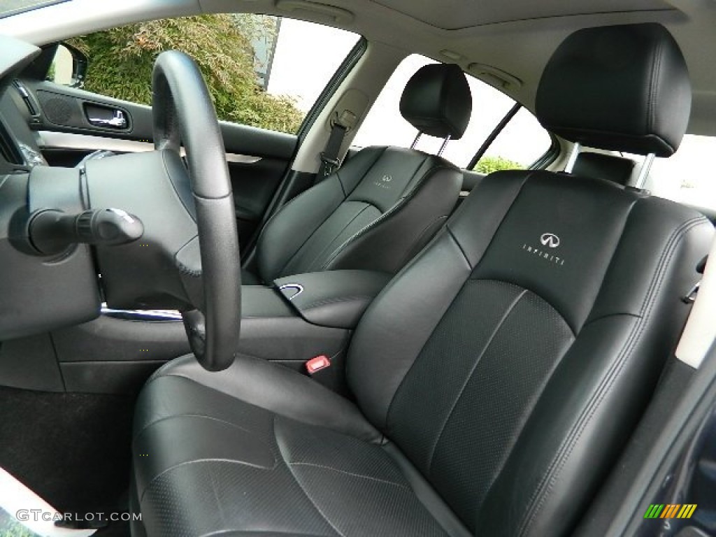 Graphite Interior 2012 Infiniti G 25 x AWD Sedan Photo #95415812