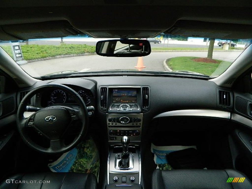 2012 G 25 x AWD Sedan - Blue Slate / Graphite photo #11