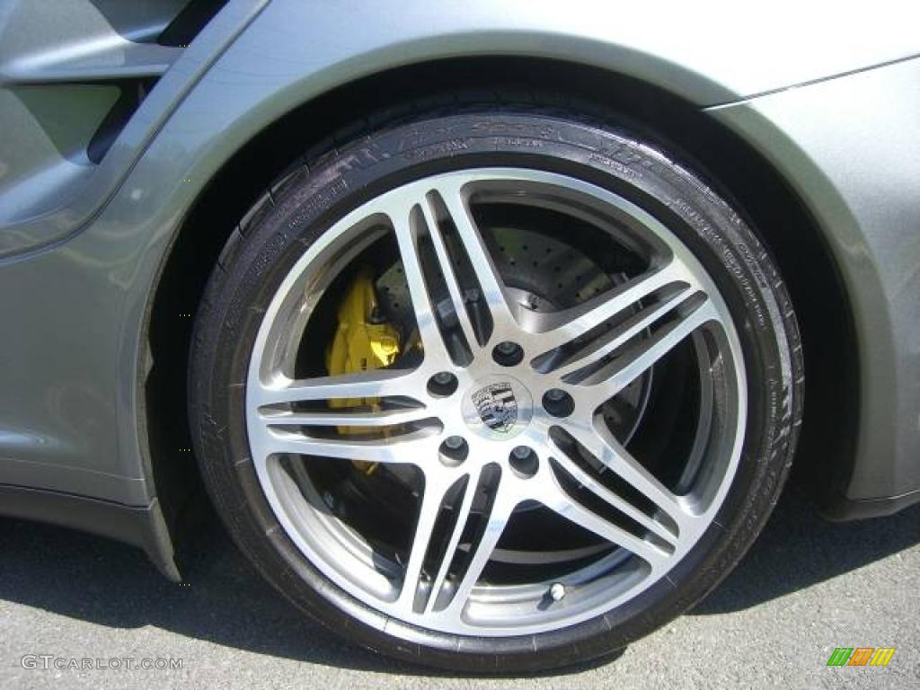 2007 911 Turbo Coupe - Meteor Grey Metallic / Black photo #17