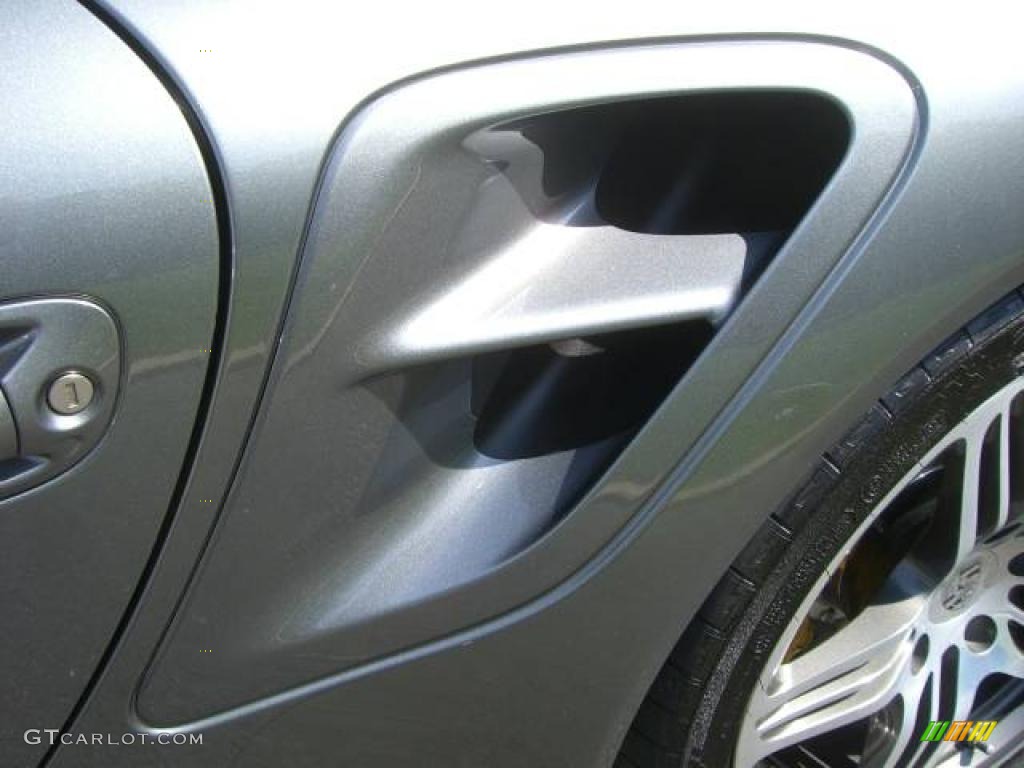 2007 911 Turbo Coupe - Meteor Grey Metallic / Black photo #35
