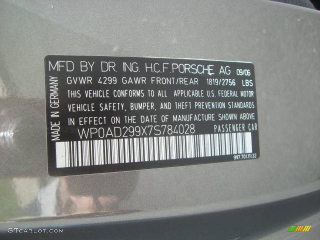 2007 911 Turbo Coupe - Meteor Grey Metallic / Black photo #56