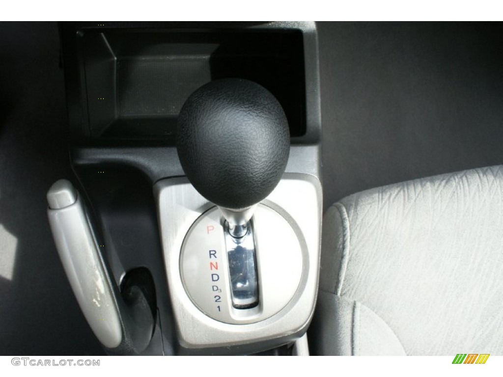 2006 Civic LX Coupe - Galaxy Gray Metallic / Ivory photo #21