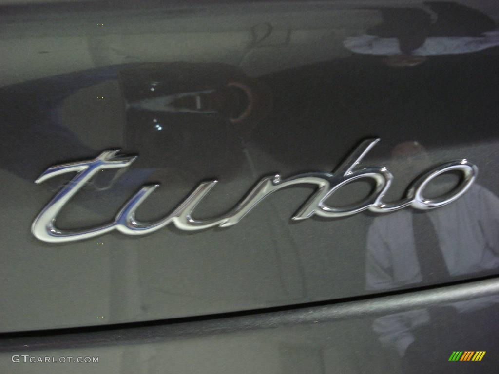 2008 911 Turbo Cabriolet - Meteor Grey Metallic / Black/Terracotta photo #23