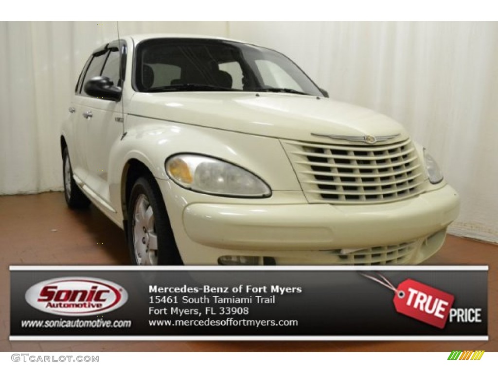 2005 PT Cruiser Limited - Cool Vanilla White / Dark Slate Gray photo #1