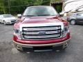 2014 Ruby Red Ford F150 XLT SuperCab 4x4  photo #3