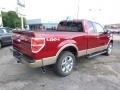 2014 Ruby Red Ford F150 XLT SuperCab 4x4  photo #8