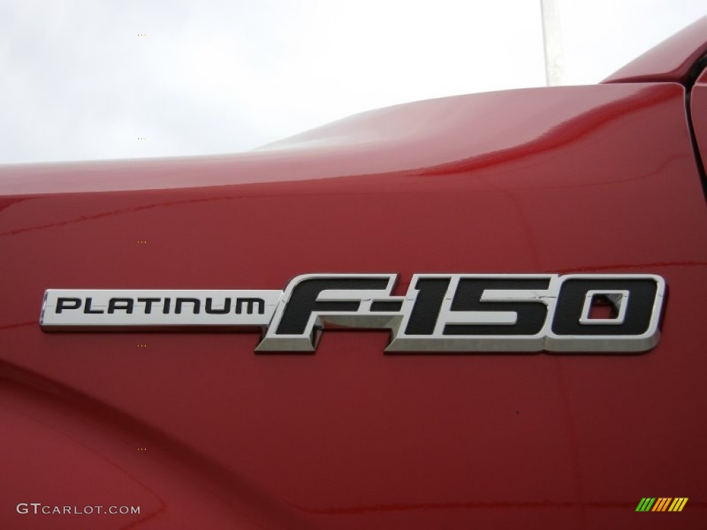 2012 Ford F150 Platinum SuperCrew 4x4 Marks and Logos Photo #95421645