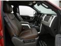 Platinum Sienna Brown/Black Leather 2012 Ford F150 Platinum SuperCrew 4x4 Interior Color