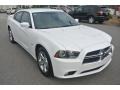 2014 Bright White Dodge Charger R/T Plus  photo #2