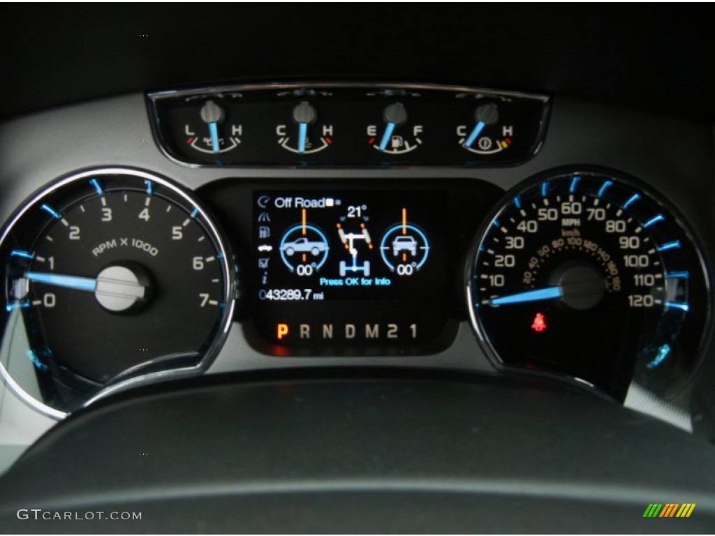 2012 Ford F150 Platinum SuperCrew 4x4 Gauges Photo #95421840