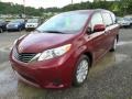 2011 Salsa Red Pearl Toyota Sienna LE AWD  photo #3
