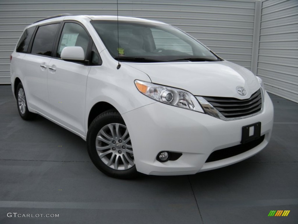 Super White Toyota Sienna