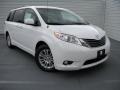 Super White 2014 Toyota Sienna XLE Exterior