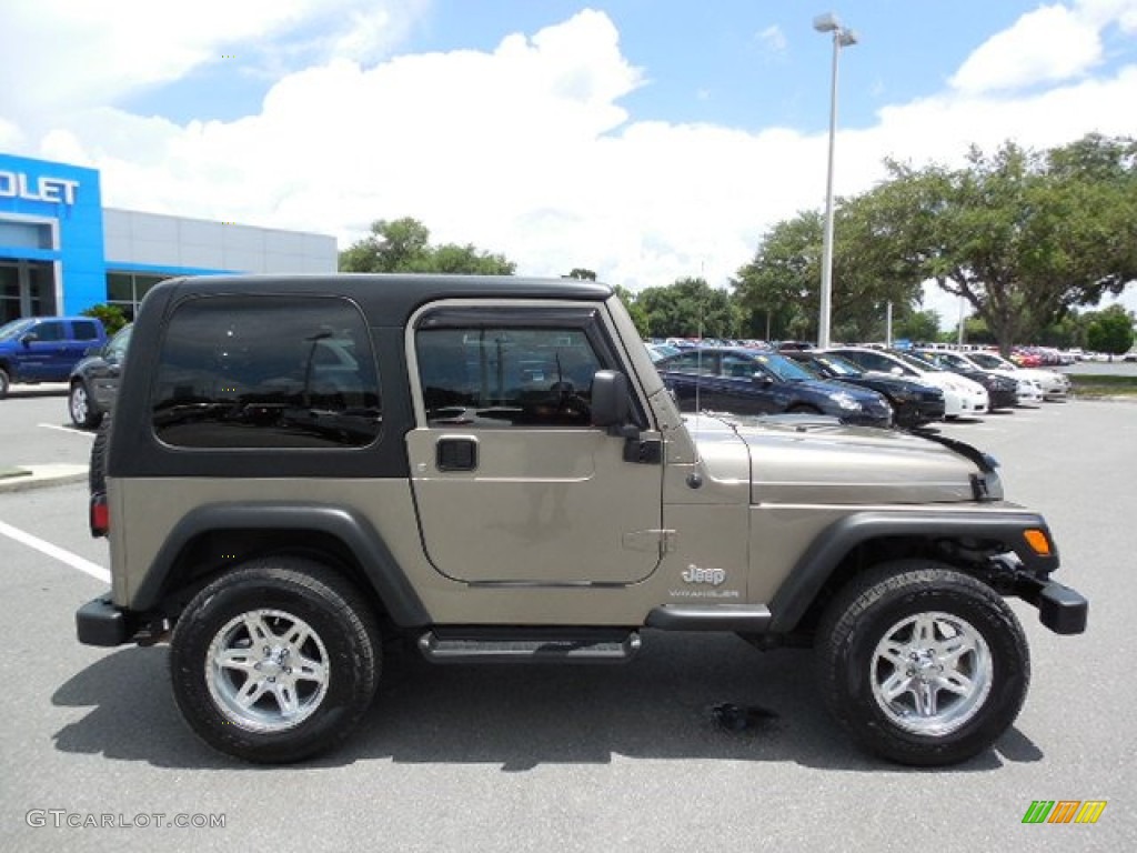 2003 Light Khaki Metallic Jeep Wrangler SE 4x4 95391289 Photo 10