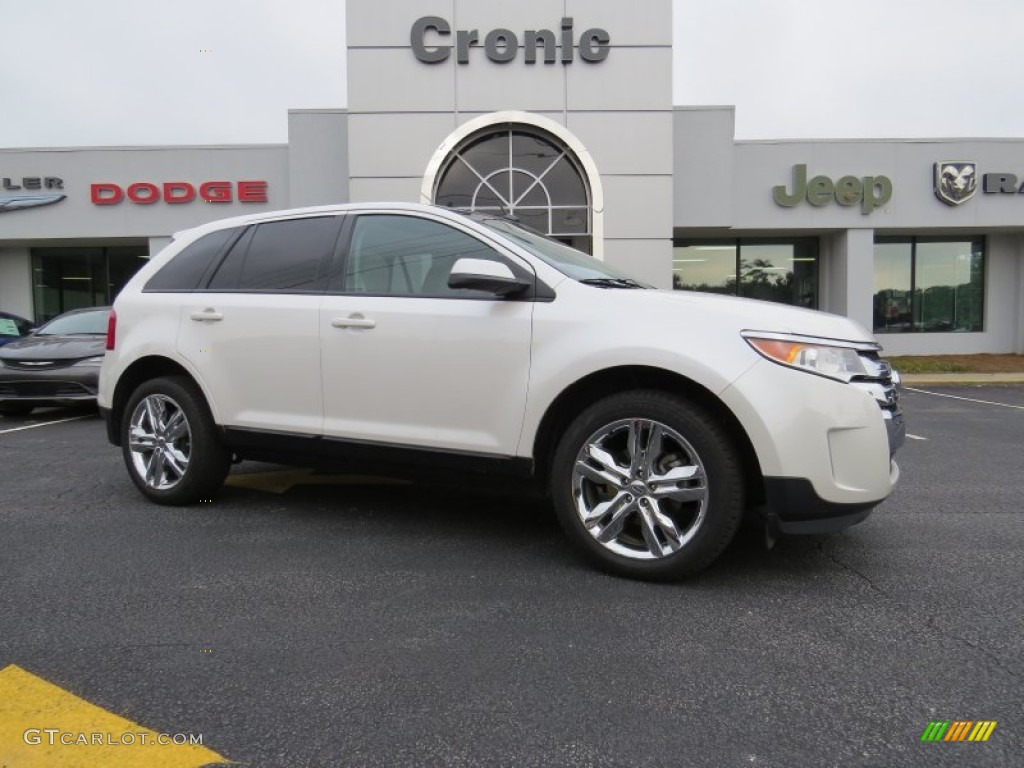 2012 Edge SEL - White Platinum Metallic Tri-Coat / Medium Light Stone photo #1