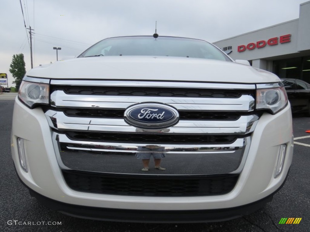 2012 Edge SEL - White Platinum Metallic Tri-Coat / Medium Light Stone photo #2