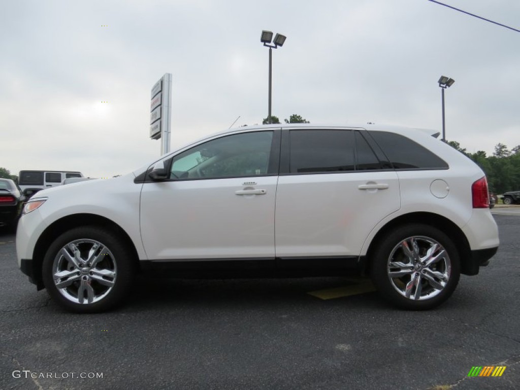2012 Edge SEL - White Platinum Metallic Tri-Coat / Medium Light Stone photo #4