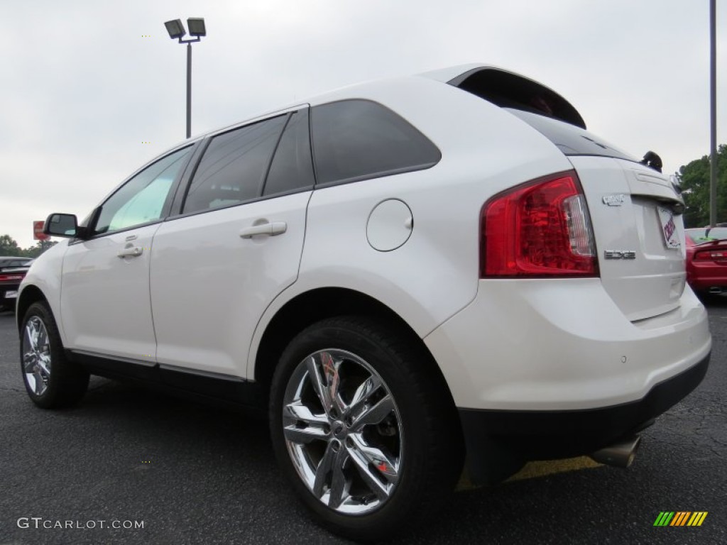 2012 Edge SEL - White Platinum Metallic Tri-Coat / Medium Light Stone photo #5